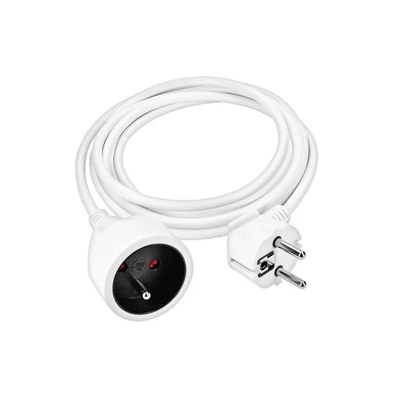 SOLIGHT Prodlužovací kabel s 1 zásuvkou, 3 m, bílý | Rychlé doručení
