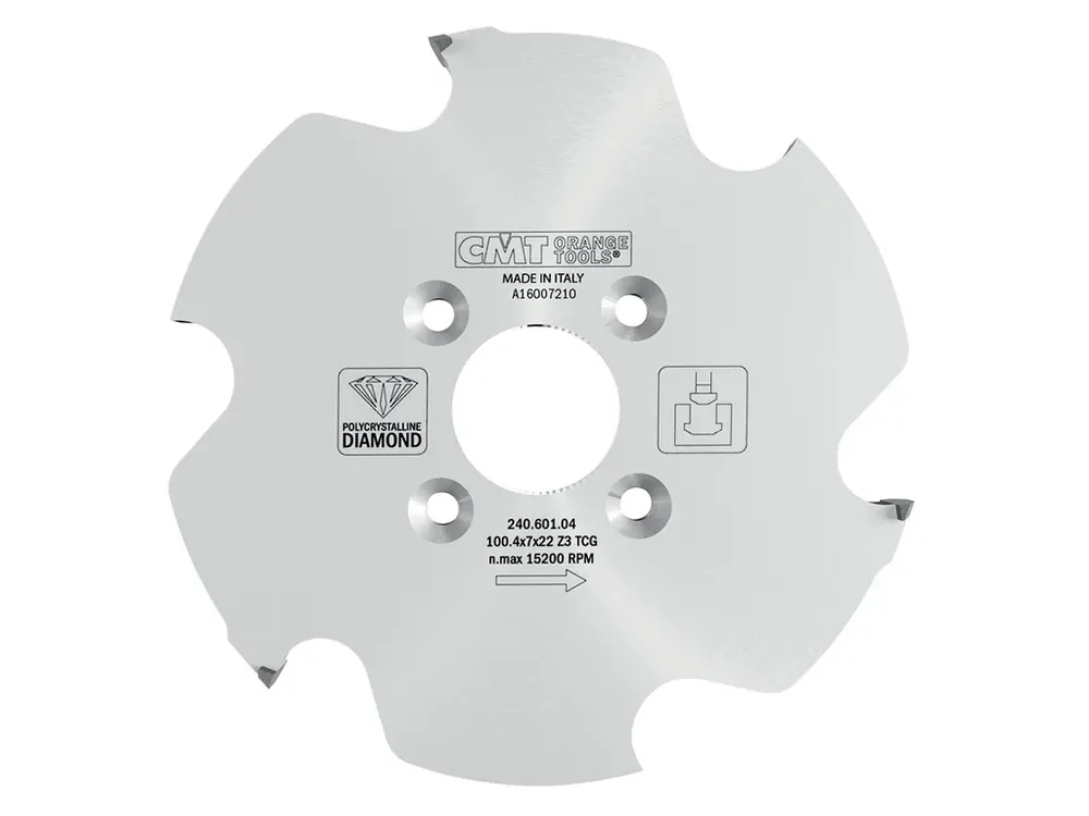 CMT Diamantový kotouč lamelovací pro Lamello P-Systém - D100,4x7 d30 Z3 - Velká sleva