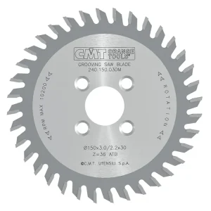 CMT Drážkovací kotouč pro CNC - D150x3 d30 Z36 HW - Žádaný produkt