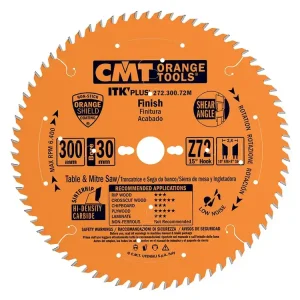 Ušetřete - CMT ITK Ultra tenký kotouč pro příčné řezy - D305x2,6 d30 Z72 HW