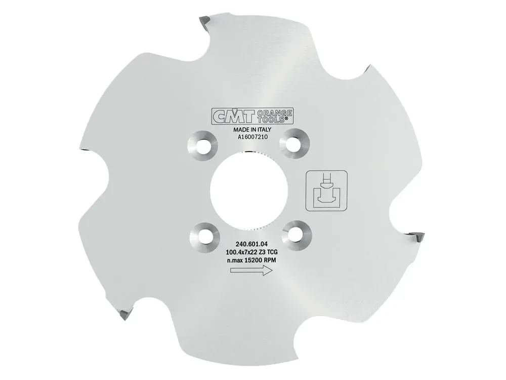 Omezené zásoby - CMT Kotouč lamelovací pro Lamello P-Systém - D100,4x7 d22 Z6, HW