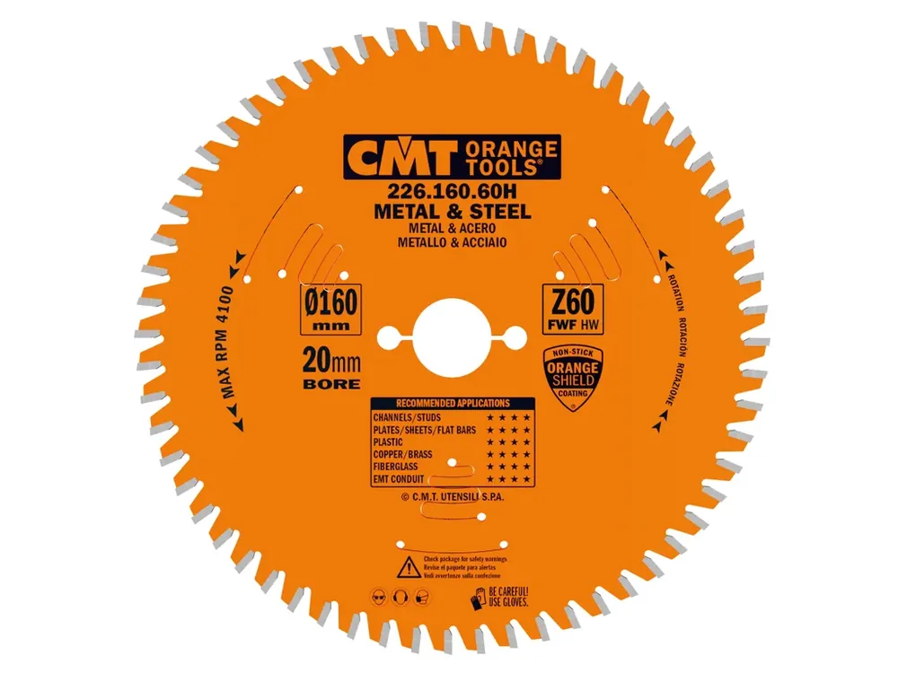 Doprodej - CMT Orange Industrial Pilový kotouč na železo - D136,5x1,5 d20+10 Z56 HW