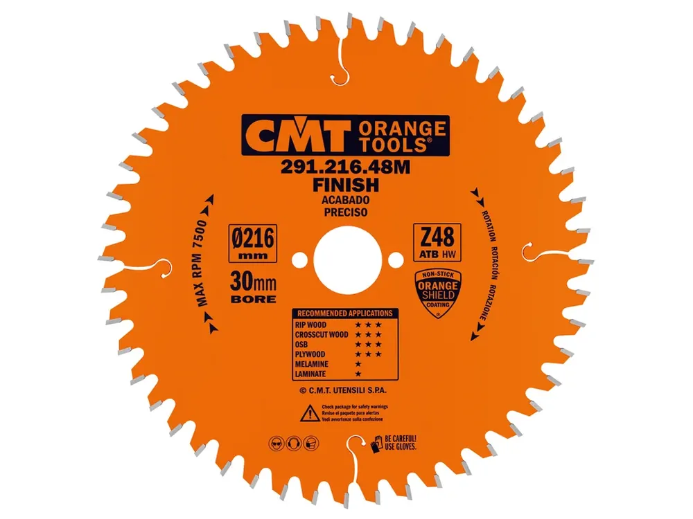 CMT Orange Pilový kotouč pro elektronářadí univerzální - D216x2,8 d30 Z48 HW -5°Neg | Akční cena