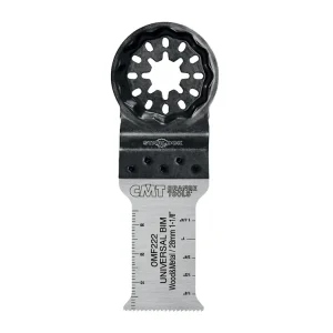 Speciální cena - CMT Starlock Ponorný pilový list BIM s dlouhou životností, na dřevo a kov - 28 mm, sada 5ks