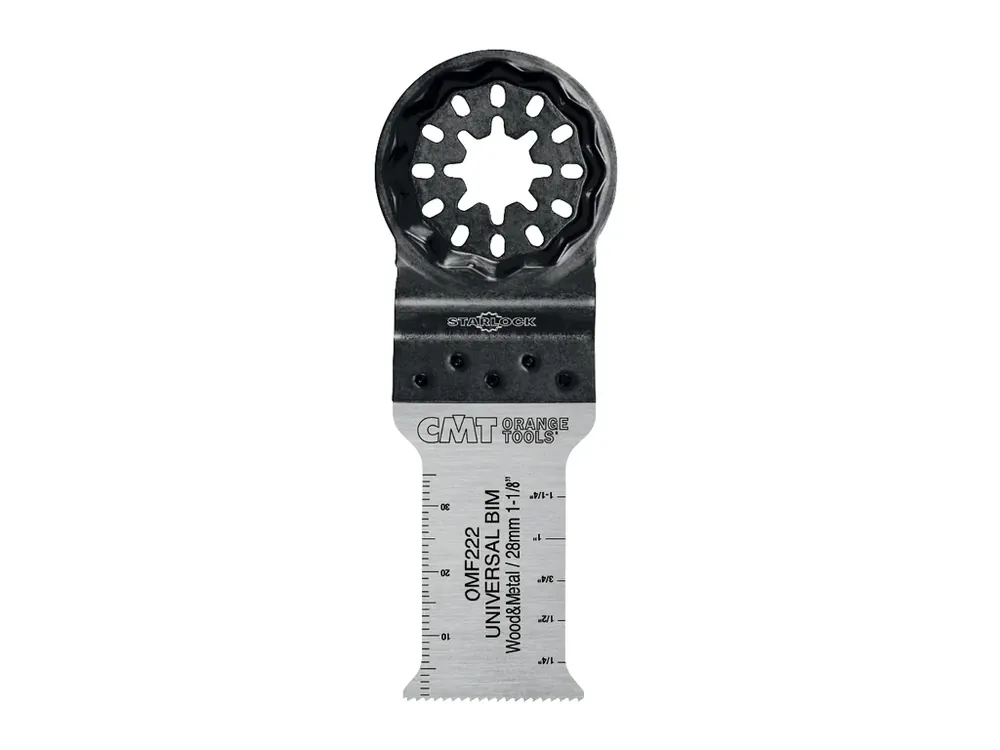 Speciální cena - CMT Starlock Ponorný pilový list BIM s dlouhou životností, na dřevo a kov - 28 mm, sada 5ks