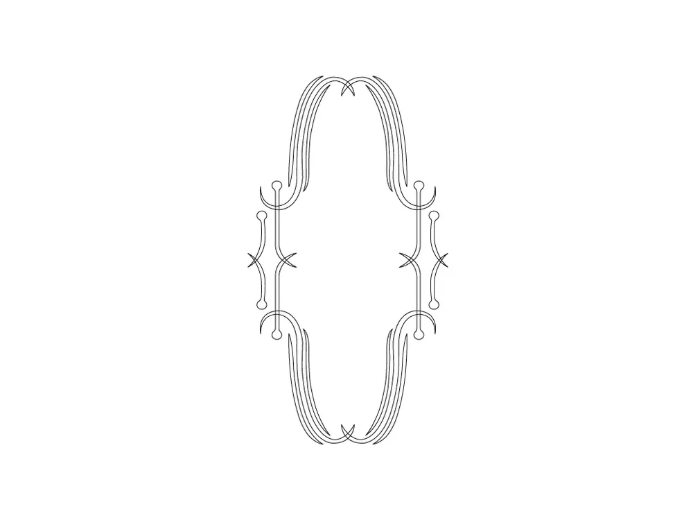 Prodejní hit | CMT Šablona na ornamenty na kuchyňská dvířka ROMA 375x200mm