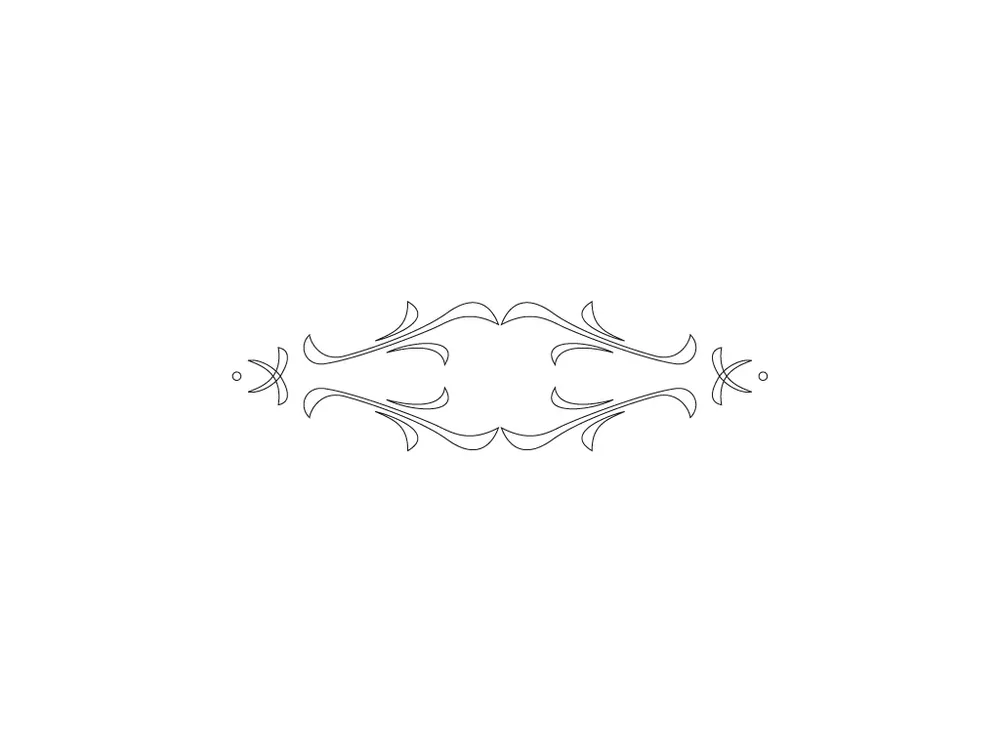 Profesionální kvalita | CMT Šablona na ornamenty na zásuvky KASKADA 250x65mm