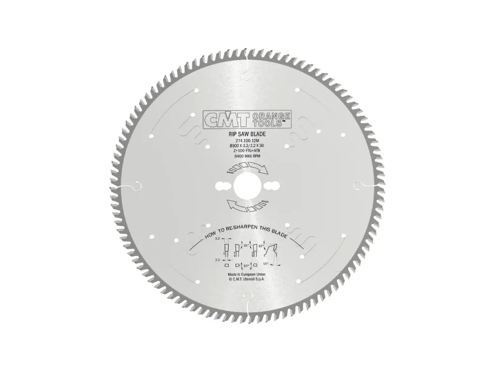 CMT XTreme Pilový kotouč pro příčné finální řezy - D300x3,2x30 Z100 HW - Sleva navíc