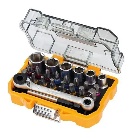 DeWalt DT71516-QZ Sada bitů a hlavic s ráčnou 24 ks - Vysoká kvalita