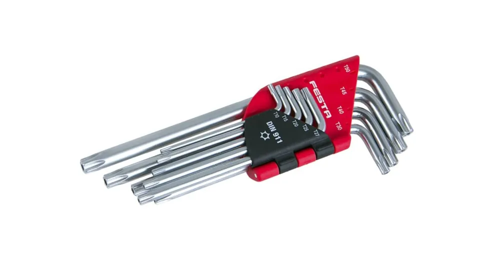 Sada L klíčů TORX CrV T10-T50 9ks, FESTA 18497 - Expresní doručení