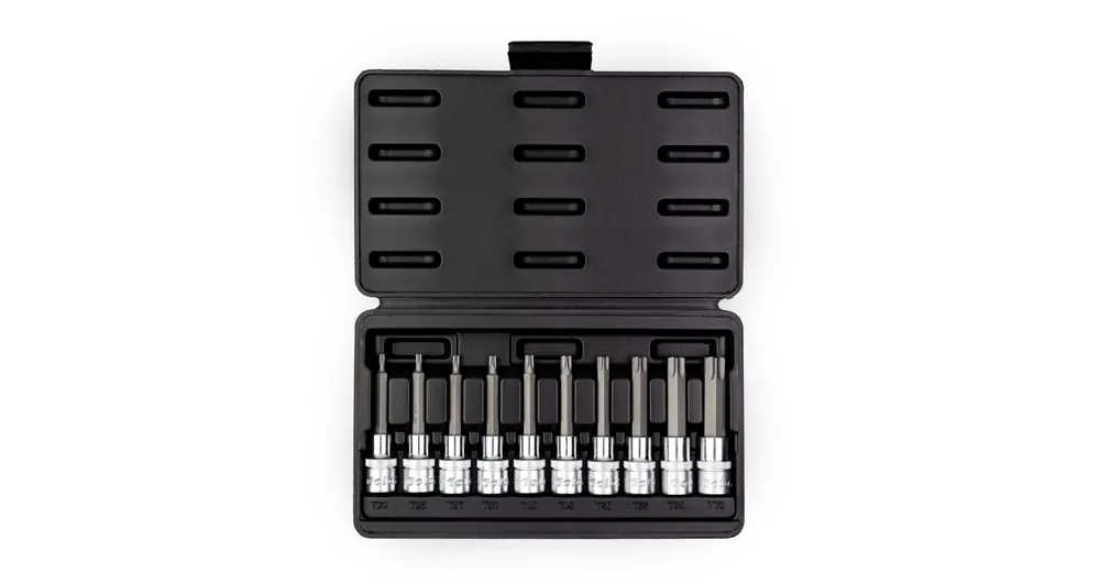 Koupit online - GOLA sada zástrčných prodloužených hlavic TORX 1/2", 10 dílů