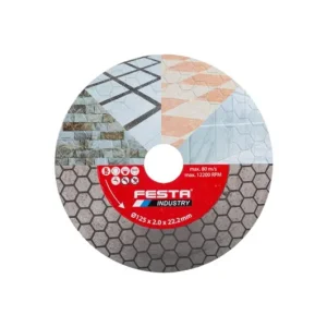 Kotouč diamantový INDUSTRY řezný 125x2,0x22,2mm, FESTA 21231 | Novinka