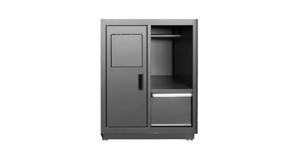 Akce končí brzy - Skříň kovová dílenská s výsuvem na odpadkový koš, 680×460×870 mm – XTLINE XT90530