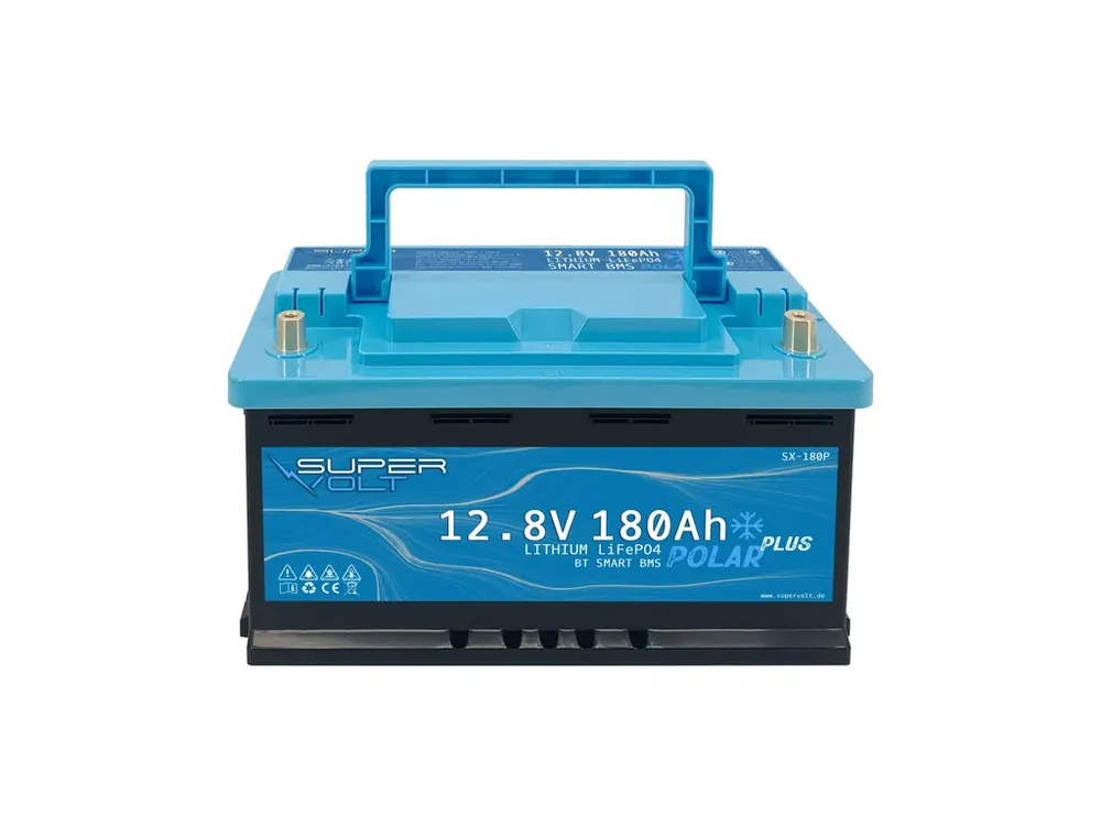 Právě uvedeno na trh | SuperVolt 180Ah 12,8V Polar Supervolt POLAR Plus LiFePO4 180Ah 12,8V lithiová baterie s ohřívačem
