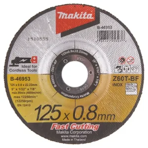 Zlevněno - kotouč řezný nerez 125x0.8x22.23mm