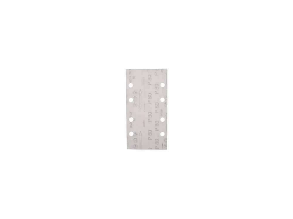 Top produkt - papír brusný suchý zip 93x185mm 8 děr K80, 10ks