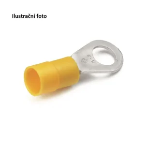 Bezpečná platba | Izolované oko Cu 0,1-0,4/4 mm, žluté (100 ks)