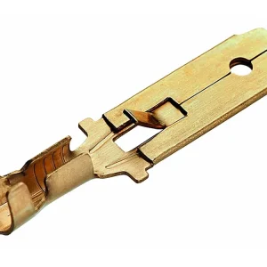 Cenový hit - Neizolovaný mosazný konektor 1,5-2,5/6,3x0,8 mm (100 ks)
