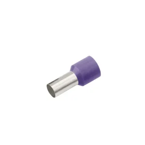 Zlevněno | Izolovaná dutinka Cu 0,25/8 mm, fialová (100 ks)