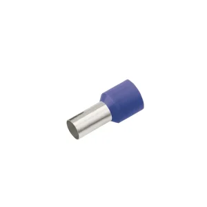 Cena od výrobce - Izolovaná dutinka Cu 2,5/8 mm, modrá (100 ks)