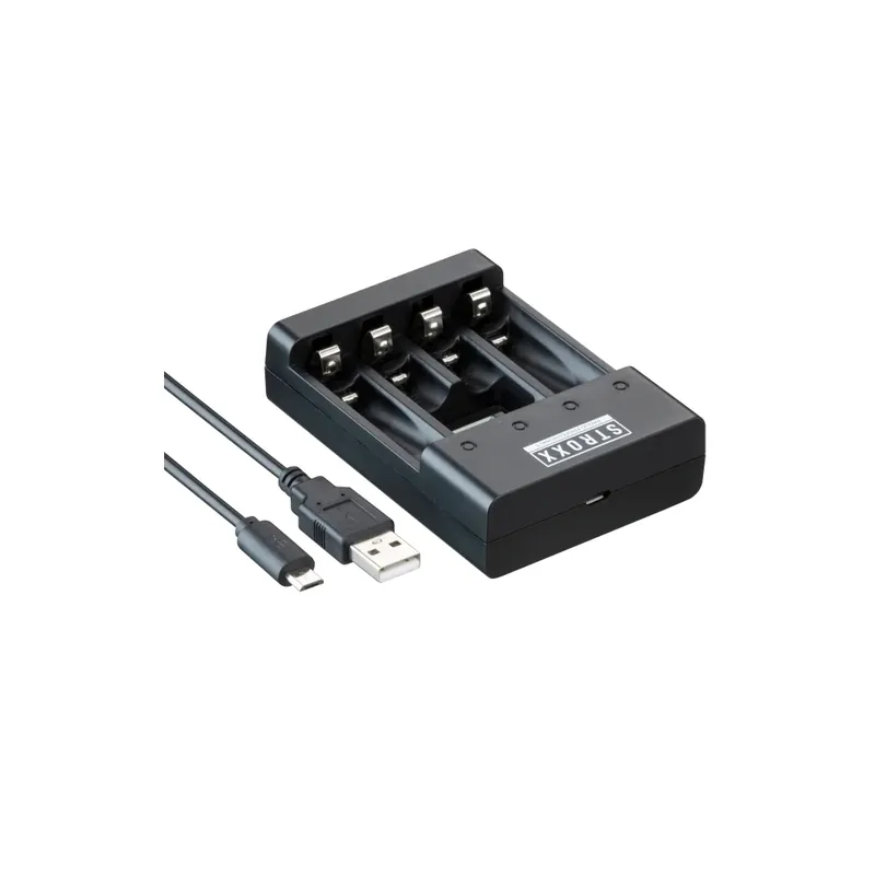 Rychlonabíječka baterií USB, pro 1-4ks AAA/AA | Slevy