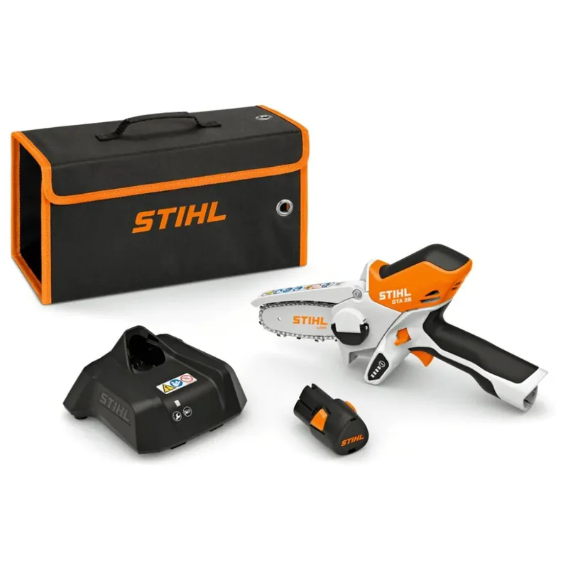 Akmulátorová řetězová pila STIHL GTA 26, set - 1x aku AS2, 1x nabíječka AL 1 - Ušetřete nyní