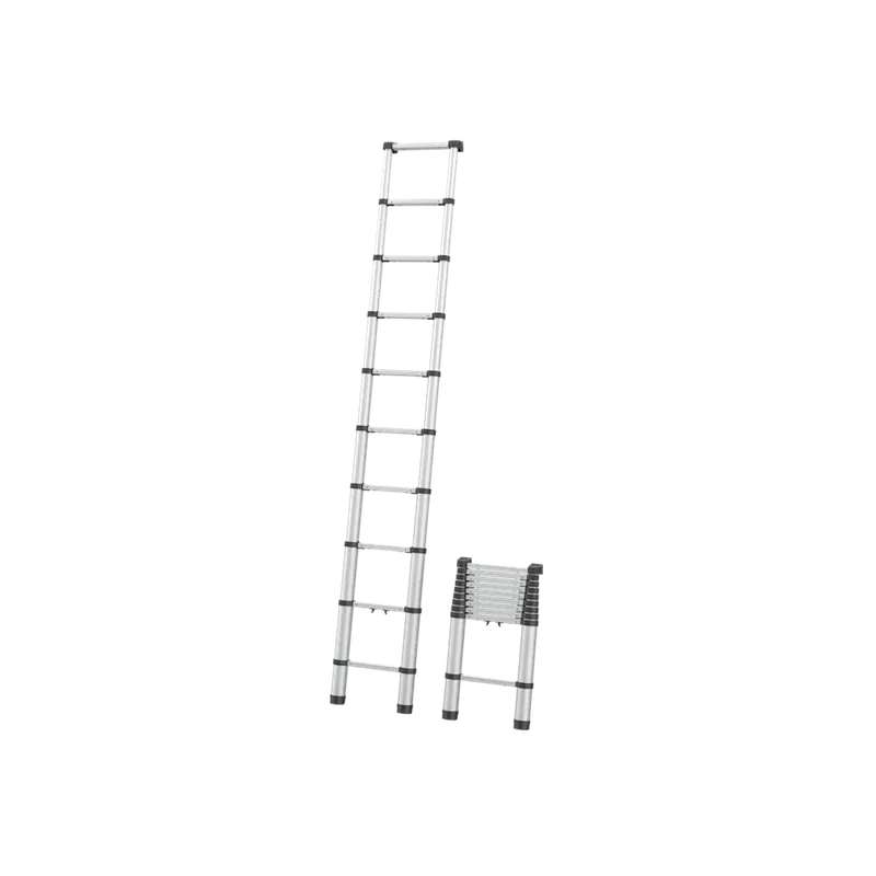 Hliníkový teleskopický žebřík STROXX 2,92 m, 10 st., 150 kg - Rychle mizí