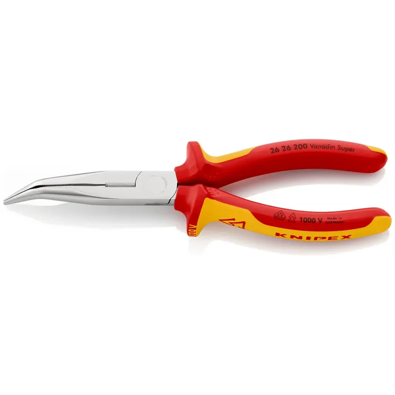Top produkt | Knipex 26 26 200 VDE ploché jehlové kleště zahnuté 45° 200 mm