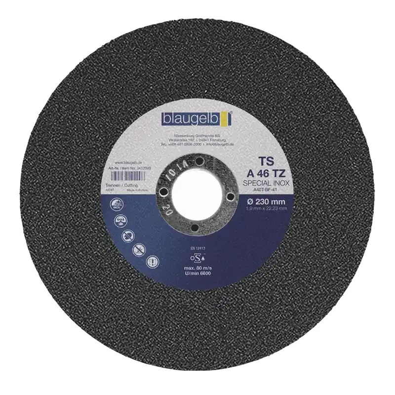 Snadný nákup | Řezný kotouč BLAUGELB 230 x 1,9 x 22,23 mm