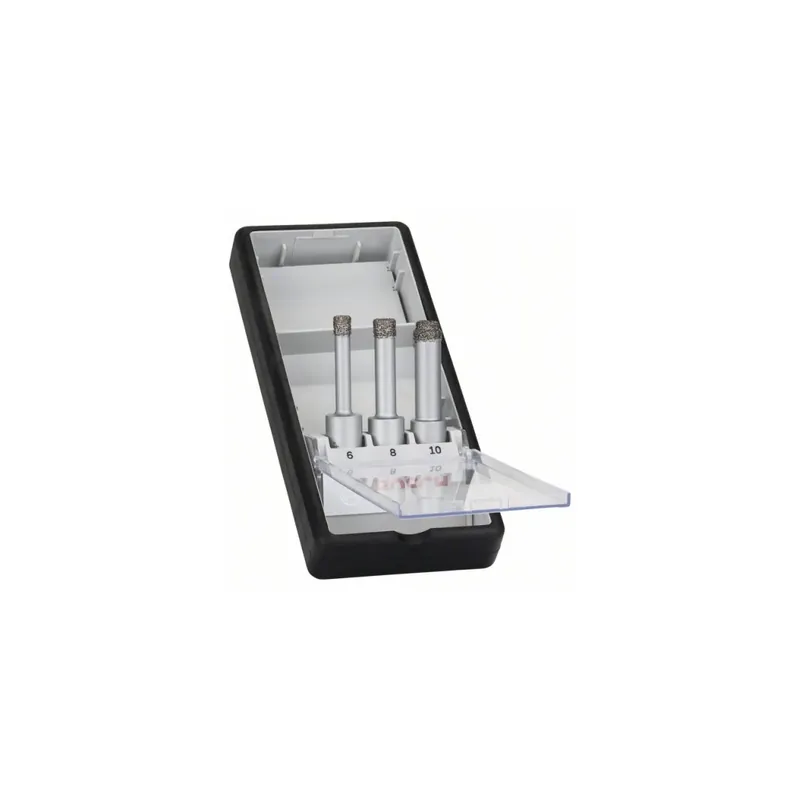 Připraveno k odeslání | Set vrtáků Bosch Easy DRY pro vrtání za sucha 6, 8, 10 x 33 mm