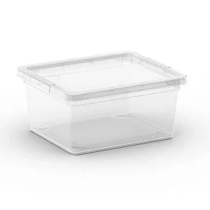 Plastový úložný box C Box, vel. XXS s víkem, transparentní, 2 l - Kvalitní produkt