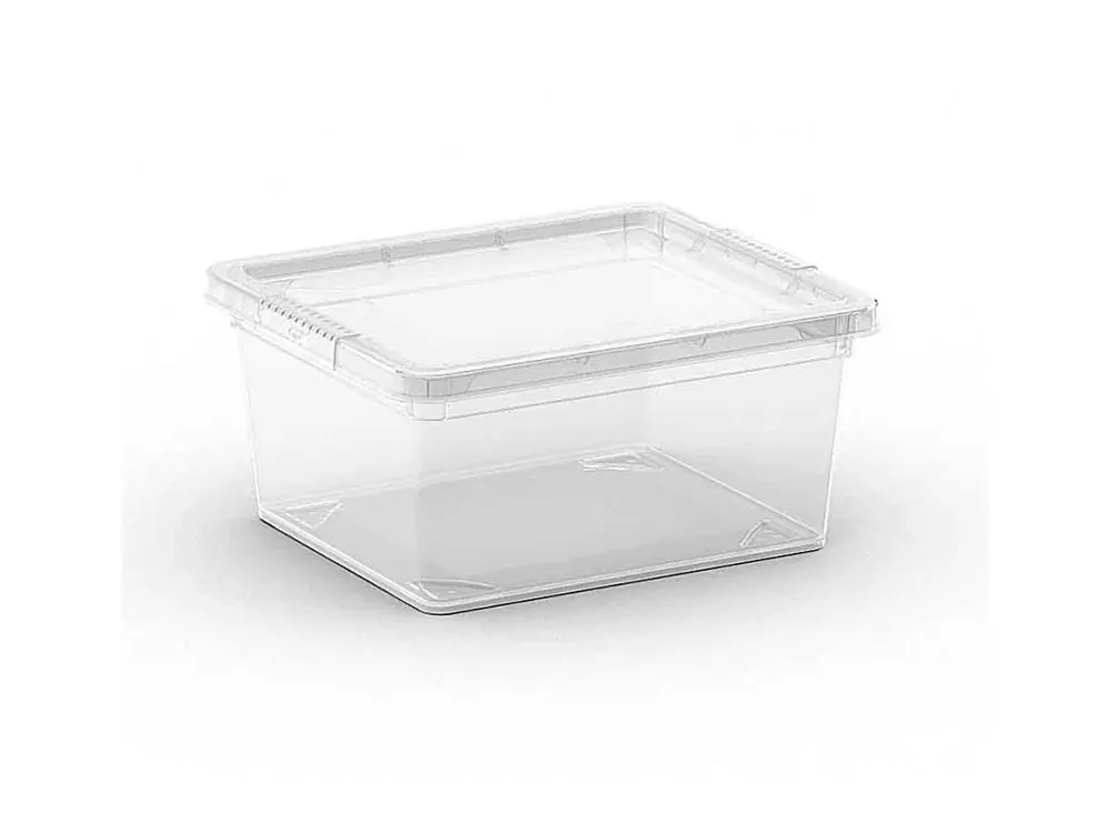 Plastový úložný box C Box, vel. XXS s víkem, transparentní, 2 l - Kvalitní produkt