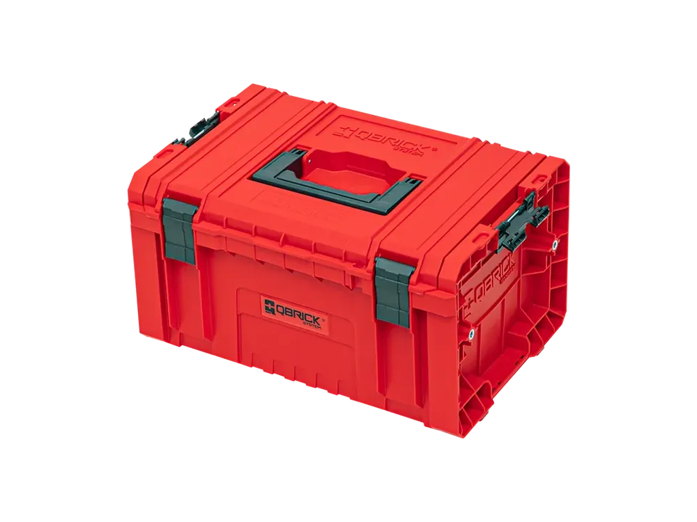 Box na nářadí QBRICK SYSTEM PRO Toolbox 2.0 RED ultra HD Custom - 45,0 x 33,4 x 24,0 cm | K dispozici