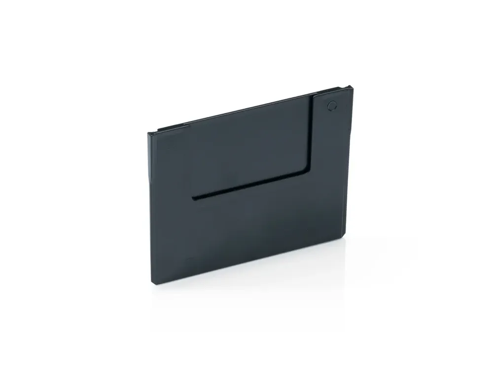 Premium - Vnitřní přepážka regálového boxu, 15,6x9 cm černá