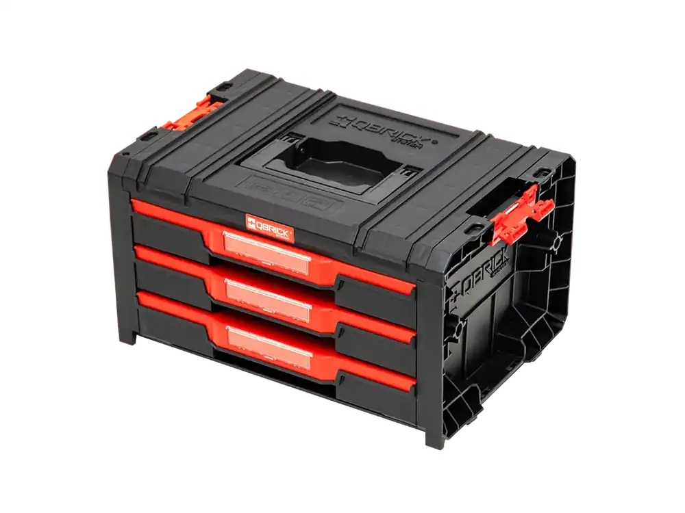 Box na nářadí QBRICK SYSTEM PRO Drawer 3 Toolbox 2.0 Basic | Rychlá expedice