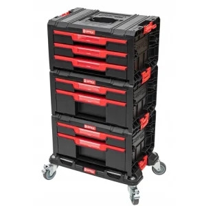 Bezpečná platba - Dílenský pojízdný ponk QBRICK SYSTEM PRO Drawer Workshop Set 1 2.0 + doplněk produktu + Odlamovací nůž STANDMAR zdarma + Rukavice CXS ALVAROS zdarma