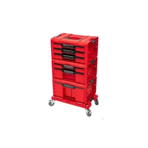 Dílenský pojízdný ponk QBRICK SYSTEM PRO Drawer Workshop Set 6 2.0 Red Ultra HD + doplněk produktu + Odlamovací nůž STANDMAR zdarma + Rukavice CXS ALVAROS zdarma - Top produkt