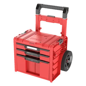 Cenový hit - Kufr na nářadí QBRICK SYSTEM PRO Cart 2.0 PLUS Drawer 3 RED Ultra HD + doplněk produktu + Odlamovací nůž STANDMAR zdarma + Rukavice CXS ALVAROS zdarma