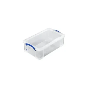 Končí brzy - Plastový úložný box s víkem, really useful box, průhledný, 12 litrů