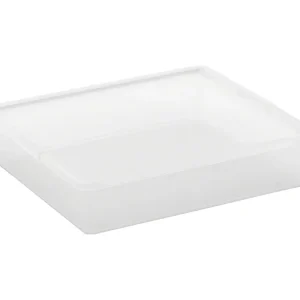 Plastový úložný box FLAT s víkem, transparentní, 9 litrů | Výborné hodnocení