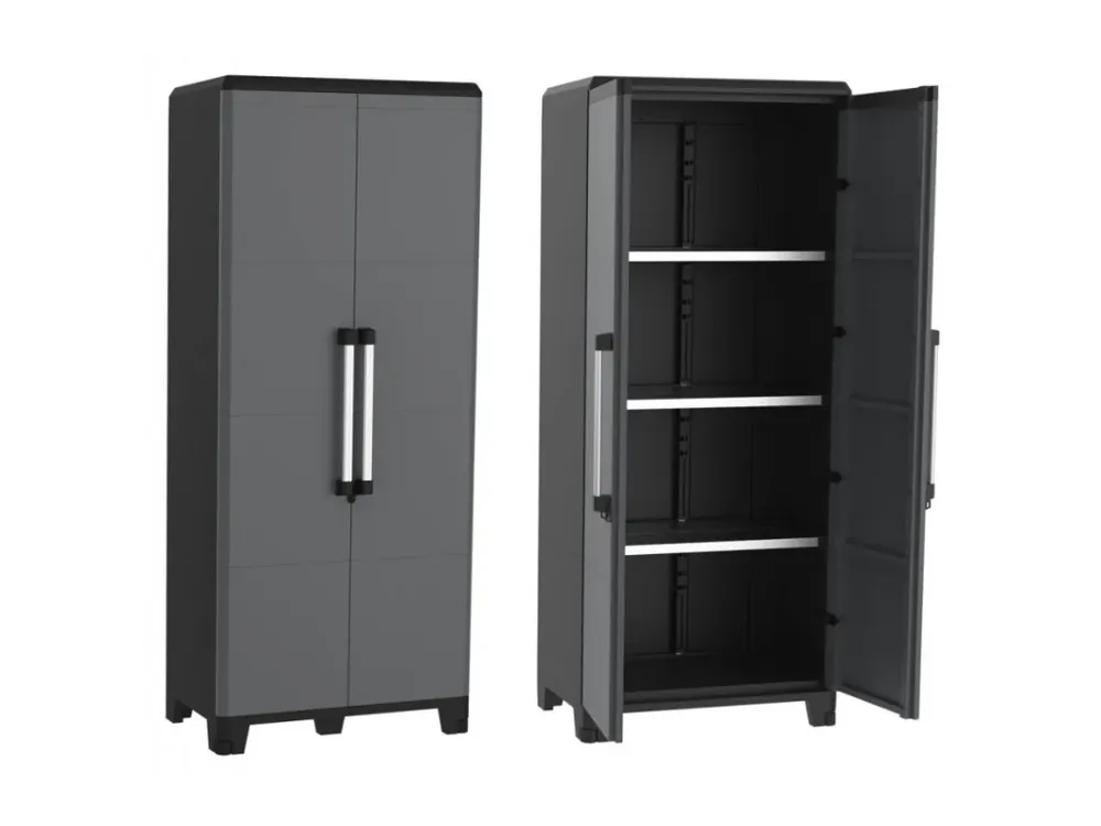 Vysoká plastová venkovní skříň 184,4 x 78 x 43,6 cm, MODULAR PRO 4, 50 kg/pol., (voděodolnost IP43) | Výhodný nákup