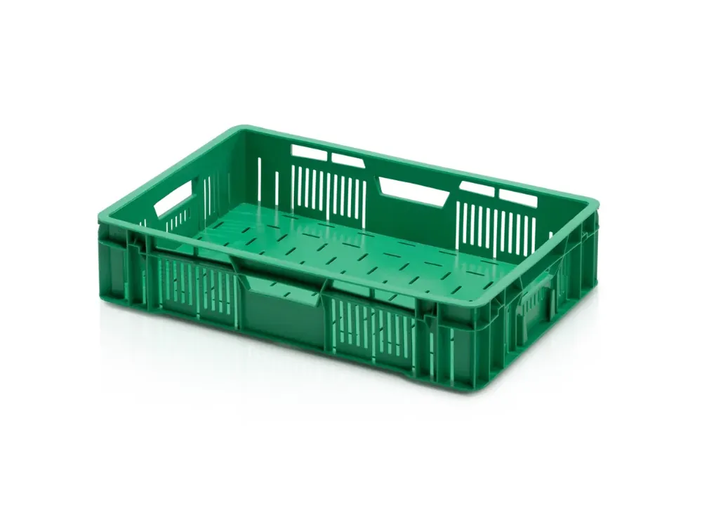 Přepravka ovoce - zelenina, 60 x 40 x 13 cm, HDPE - Cenový hit