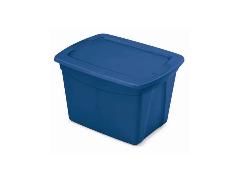 Cenový hit | Plastový box TOTE s víkem, 68 l, modrý
