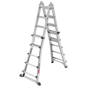 Nově k dispozici - Teleskopický hliníkový žebřík Hailo MASTER M100 4×5, oboustranný