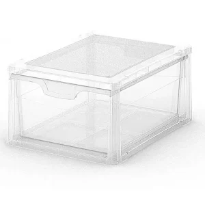 Plastový úložný box Spider box 2 – průhledný, 13 l - Přímo z továrny