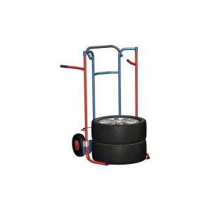 Akční cena - Rudl na pneu s dušovými koly, Variofit, do 200 kg, modrá/antracit