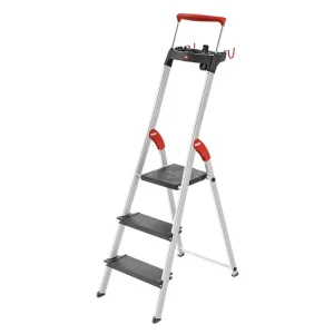 Připraveno k odeslání - Skládací schůdky Hailo L100 topline, 3 stupně