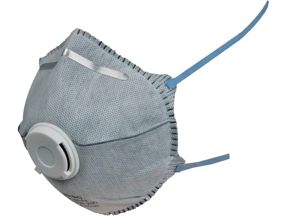 Filtrační polomaska CXS SPIRO P2, HY8626, tvarovaná s ventilkem a aktivním uhlím - Akce