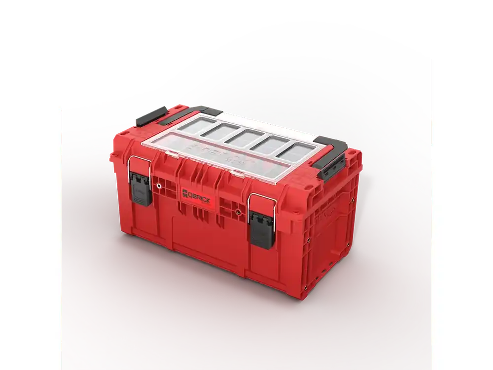 Kufr na nářadí QBRICK SYSTEM PRIME Toolbox 250 EXPERT Red Ultra HD - Jen pár kusů