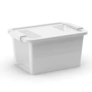 Jen po omezenou dobu - Plastový úložný box BI, objem 11l, 36,5 x 26 x 19 (výška) cm, bílý